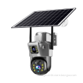 V380 4MP Outdoor Wireless Solar Dual Lens PTZ CCTV Camera with Two-Way Audio and WiFi